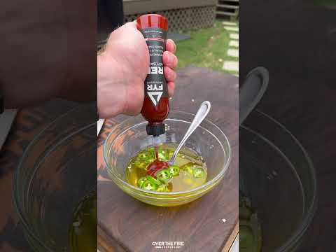 Hot Honey Salmon Bites #ad | Over The Fire Cooking by Derek Wolf