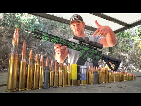 Which Bullet Goes the Deepest? Shooting EVERY Caliber I Could Find!