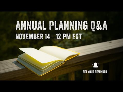 Bullet Journal Annual Planning Q&amp;A