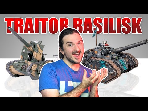 Kitbashing 30k to 40k: Chaos Traitor Artillery