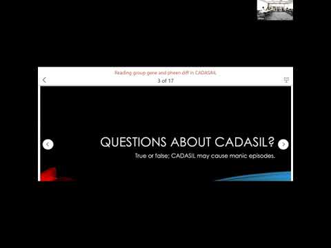 MLBBQ: Genotype and Phenotype Differences in CADASIL from an Asian Perspective by Jordan Clemsen