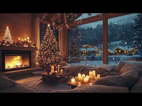 Time Moving Slower Near the Fire 2025 | Soft Piano and Warm Fireplace Ambience for Deep Calm