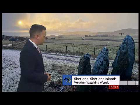 Weather images - Some sun - briefly and rain again & *links to video reports (UK) 12/Feb/2026