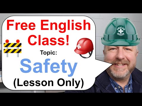 Free English Class! π§―π§βοΈ Topic: Safety! (Lesson Only)