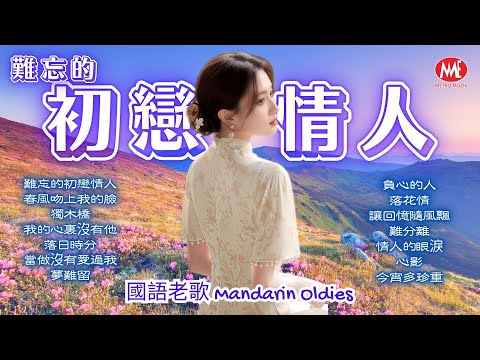 【國語老歌】難忘的初戀情人丨春風吻上我的臉丨獨木橋丨我的心裏沒有他丨落日時分丨當做沒有愛過我丨夢難留丨負心的人丨落花情丨讓回憶隨風飄丨難分離丨情人的眼淚 Mandarin oldies (歌詞版)