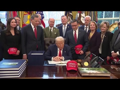 Trump signs spending bill ending four-day government shutdown