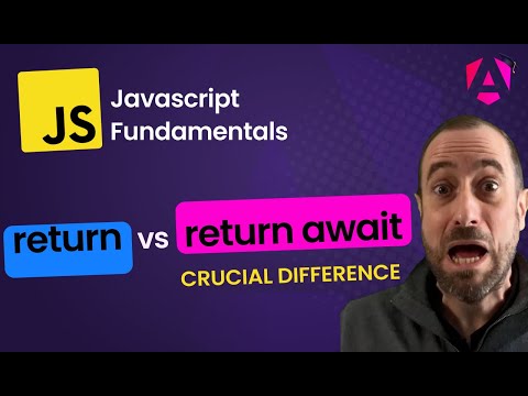 Javascript return vs return await (Crucial Difference)