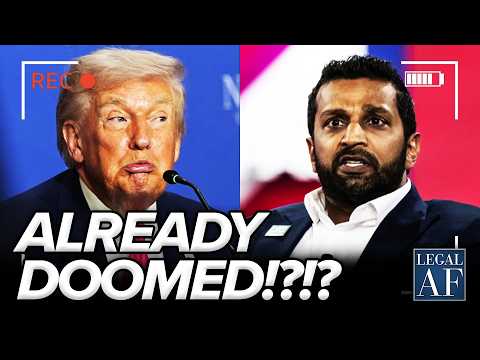 Kash Patel LAWSUIT DOOMED with SERIAL LOSER LAWYER?!?!