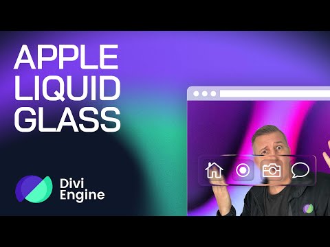 How to Add the Apple Liquid Glass Effect to Divi Using LiquidGL (Even If You Probably Shouldn’t)