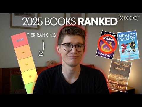 tier ranking all 85 BOOKS i read in 2025 👀 (my yearly wrap up)