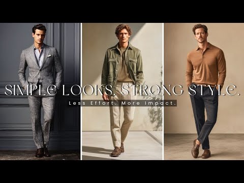 These 20 Looks Prove Simple Is Better | Men’s fashion