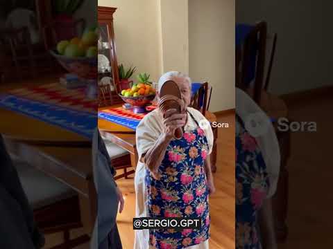 Mi abuela me enseñó a usar IA con una chancla. 👵🏼🩴 #inteligenciaartificial #sergiogpt #chatgpt