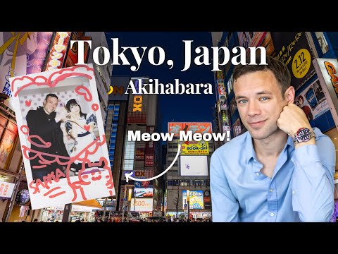 Eating in Akihabara, Tokyo. Maid Cafes, Dog Cafes and a Japanese Steak House. Meat Winery