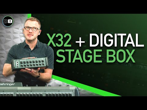 Installing an AES50 Stage Box with the Behringer X32