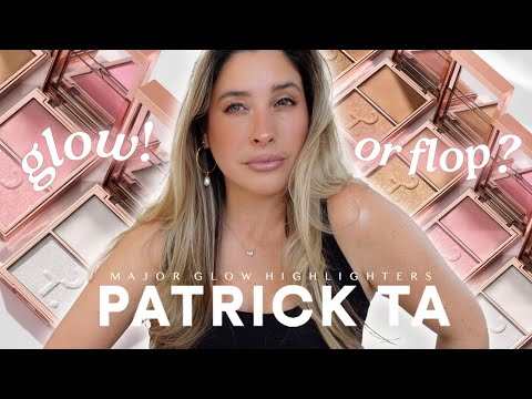 PATRICK TA HIGHLIGHTER DUOS: Application of ALL Shades + Review || Filmed in Natural Light