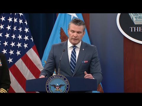 Full Pete Hegseth press conference on Iran war: US 'locked and loaded' for strikes if deal not made