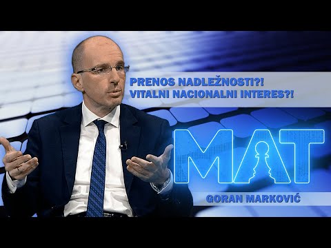 Prenos nadležnosti na BiH? Samostalnost RS? Političari bez cilja i pravca? | Goran Marković - MAT