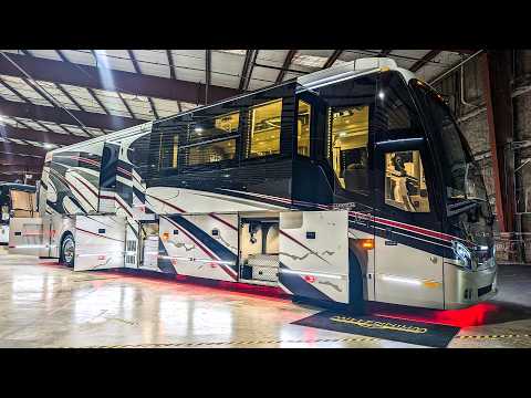 Touring The New 2025 Prevost Millennium Luxury Coaches Quad Slide with Company Founder!