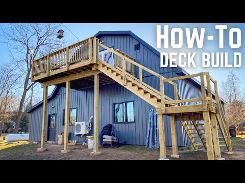 How To Build A Deck // Two Story // DIY Home Improvement