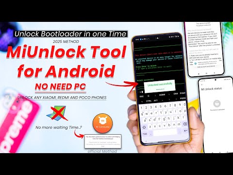 MiUnlock Tool for Android | The Fastest way to Unlock Bootloader without Pc in 2025 🔥|HyperOS & MIUI