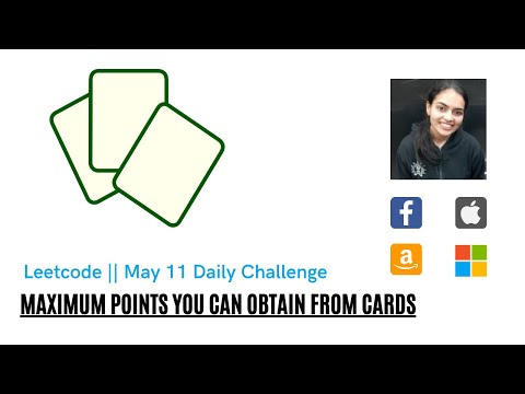 Leetcode Maximum Points You Can Obtain from Cards || Code + Explanation + Walk through