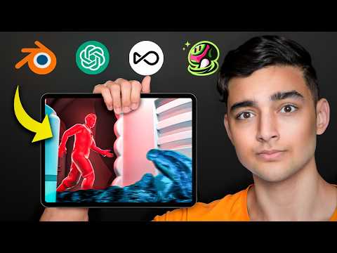 Fastest Way to Edit 3D YT Documentaries (Blender+AI)