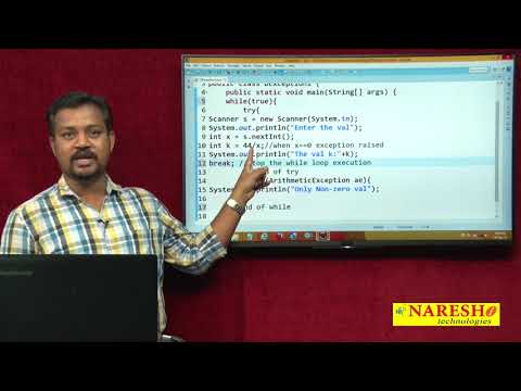Core Java Tutorial | Exception Handling in Java Part 1 | Mr. Venkatesh