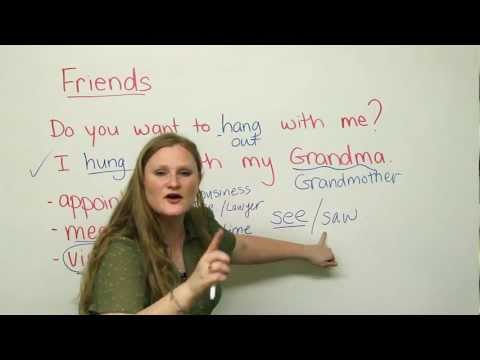 How to talk about your friends in English