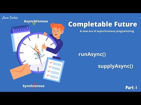 Java 8 CompletableFuture Tutorial with Examples  | runAsync() & supplyAsync() | JavaTechie |  Part 1