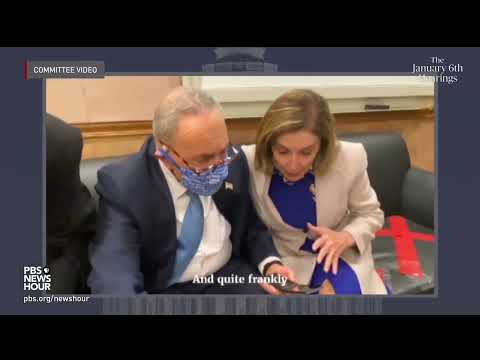 WATCH: In new Jan. 6 footage, congressional leaders shelter and call for help during Capitol attack