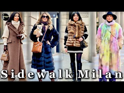 Next-Level Winter Fashion 2026 ❄️ Luxury Fur Coats & Street Style Elegance 🇮🇹 Elevated Street Style 
