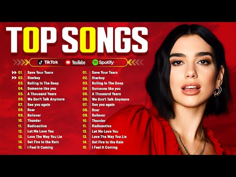 Dua Lipa, Bruno Mars, Maroon 5, Rihanna, Adele, Ed Sheeran, The Weeknd 💎 Billboard Top 50 This Week