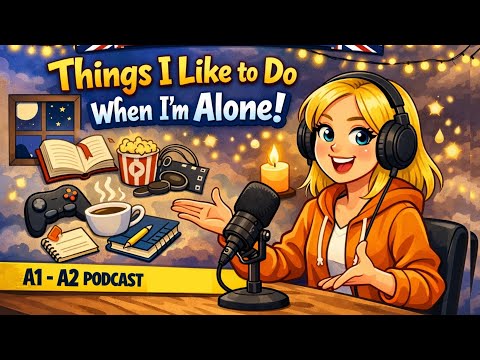 Things I Like to Do When I’m Alone | A1–A2 English Podcast