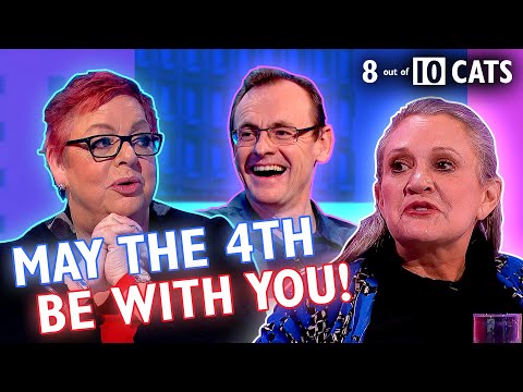 Happy Star Wars Day from 8 Out of 10 Cats! Featuring Carrie Fisher & Sean Lock | 8 Out of 10 Cats