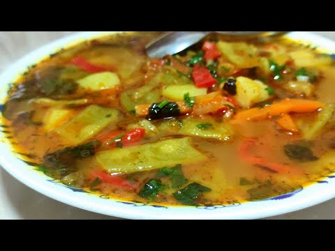 ГРУЗИНСКИЙ ВКУСНЕЙШИЙ СУП ИЗ ЗЕЛЕНОЙ ФАСОЛИ/Georgian cuisine