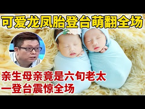 4岁可爱龙凤胎萌翻全场!母亲竟是六旬老太,一登台全场看傻眼了【王芳王为念访谈】