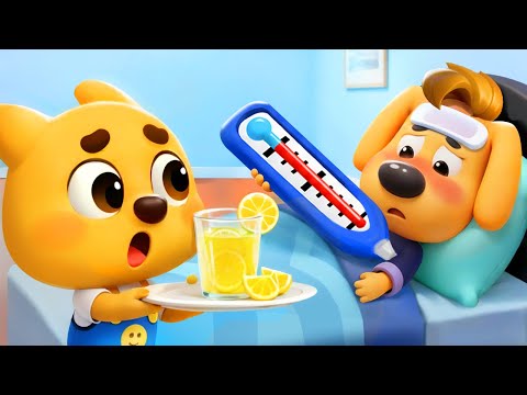 Sheriff Has a Cold | Dodo Helps Uncle | Useful Story for Kids | Cartoon | Sheriff Labrador