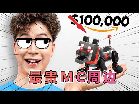 我的世界：老哥购买了最贵的MC周边进行测试 #我的世界 #minecraft