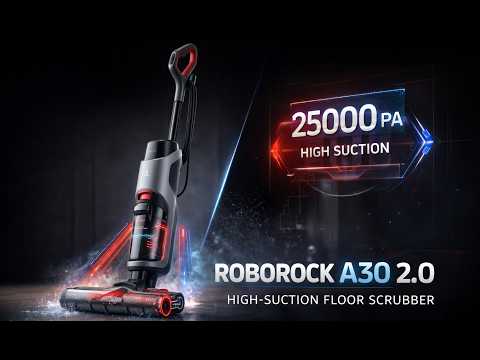 Roborock A30 2.0: High-Suction Floor Scrubber