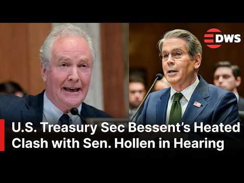 UNFILTERED: US Treasury Sec Bessent Explosive Clash with Sen. Hollen on UAE, Crypto, IRS & Tax |AC1E