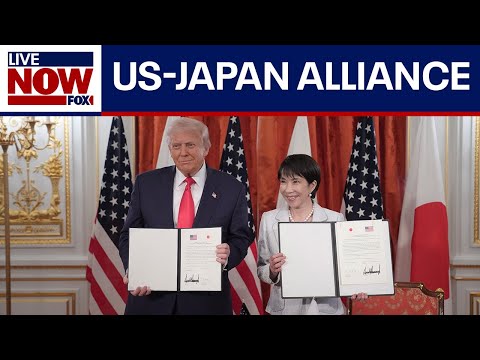 Trump meets with Japan's first female PM, touts US alliance