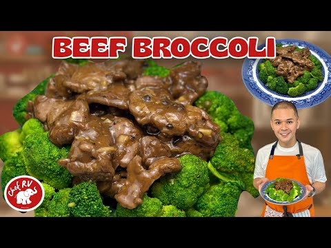 BEEF WITH BROCCOLI! Chef RV’s technique to an extra tender beef, and perfectly cooked broccoli!