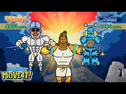 Warioware Move it! - Megagame Muscles Dr.Crygor Vs Mike Score 4651 Mus' Extra Story - Switch