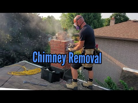 How to take down a chimney and diagnose leaks