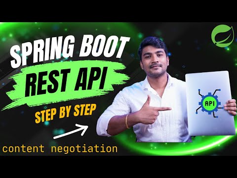 Master Rest API with Spring Boot Step By Step | Content Negotiation in Web API