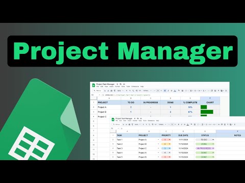 How to Make a Project Task Manager in Google Sheets