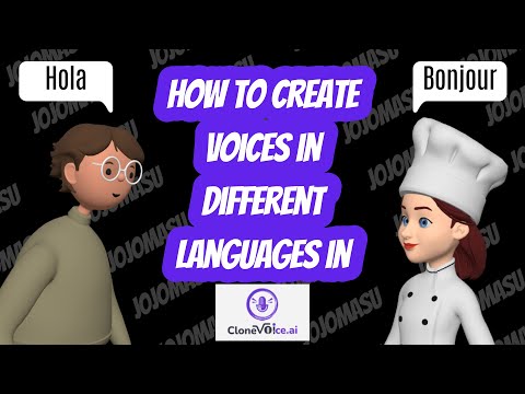How to create voices in different languages in ConeVoice.ai