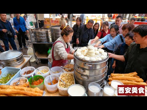 Xi'an, China's ancient millennium capital, What do 13 million here eat for breakfast? Morning market
