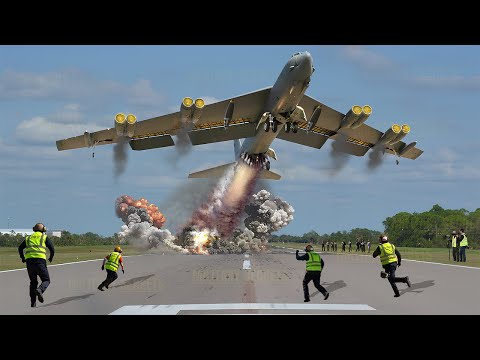 Houthis Panic! Dozens of US Air Force B-52 Pilot Crews Take Off in an Emergency!