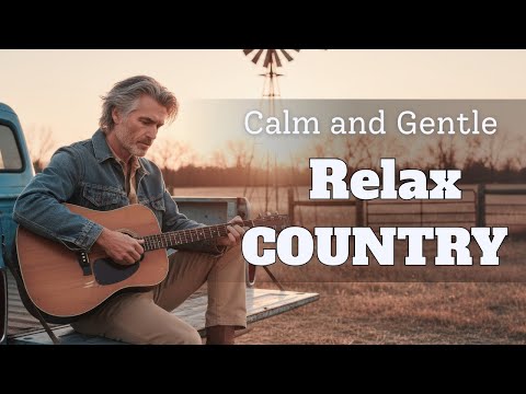 【Country Relax 443】A Song at Sundown on the Farm Road – Gentle Country for Still Air